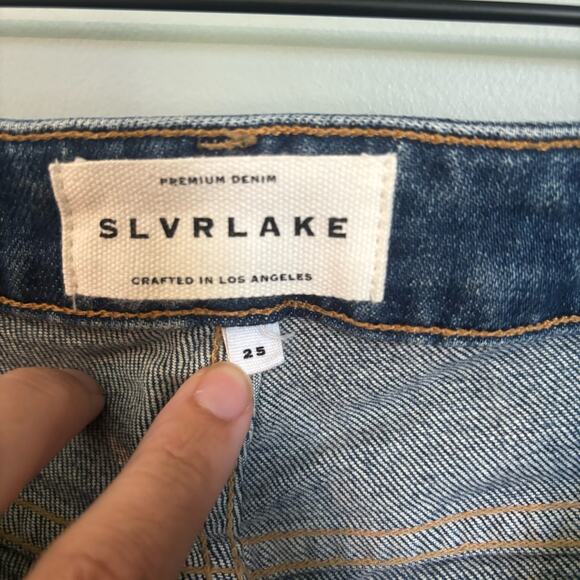 SLVRLAKE Lou Lou Cropped High Rise Slim NWOT Jeans - Picture 7 of 7